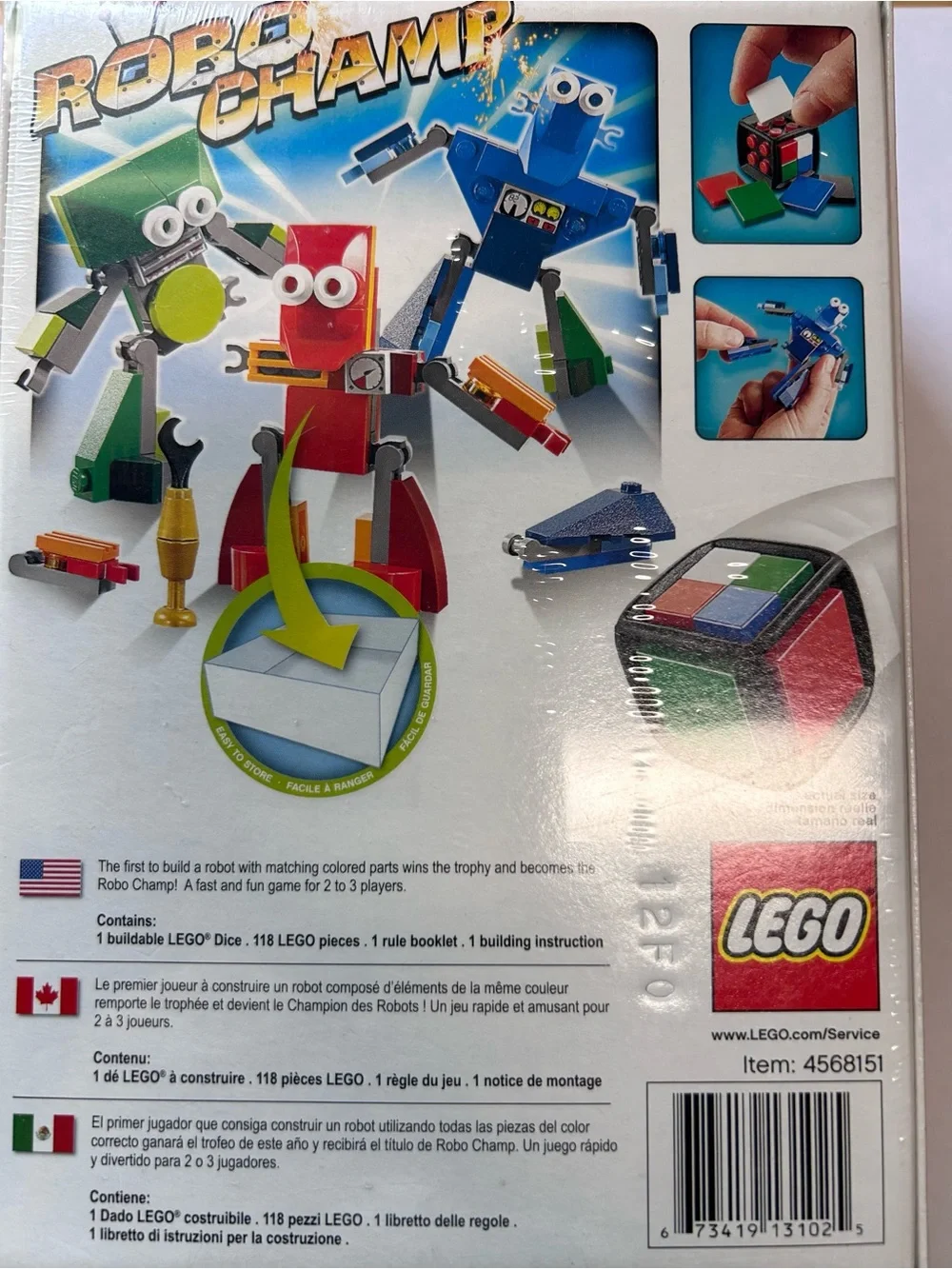 Lego Robo Champ board game (Set #3835)